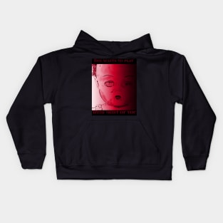 She Wants To Play With Most Of You  (Red) Kids Hoodie